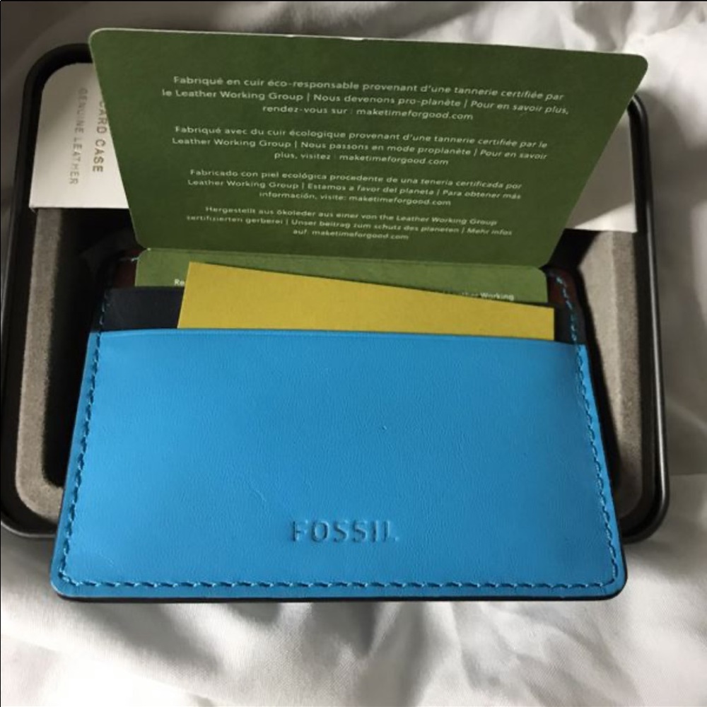 Fossil card case wallet